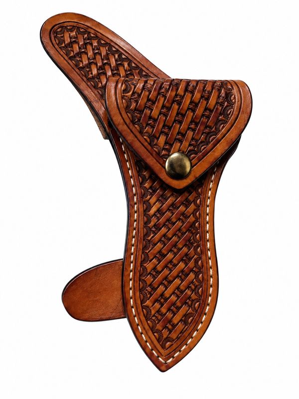 Billy Cook Behind The Cantle Basketweave Hoof Pick Holder