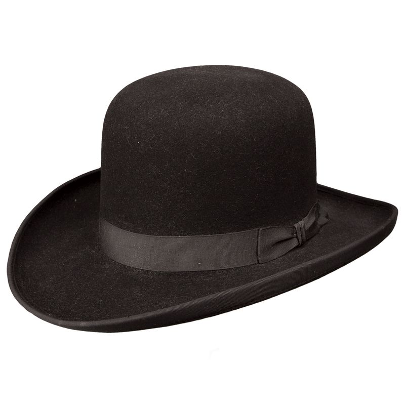 Stetson Bat Masterson 7" Black Fur Felt Western Hat  SBBATMB533207