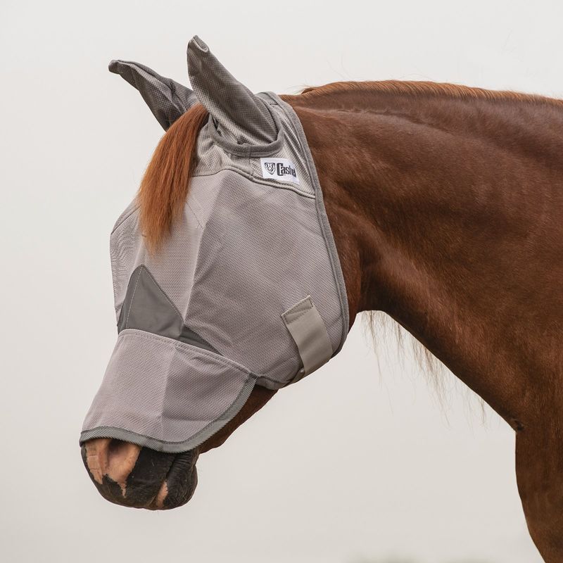 Crusader Fly Mask, Long Nose and Standard Ears CFMLE