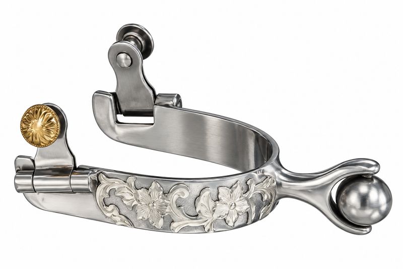 Tough1 Sweet Iron Roller Spurs 78-9659L-0-0