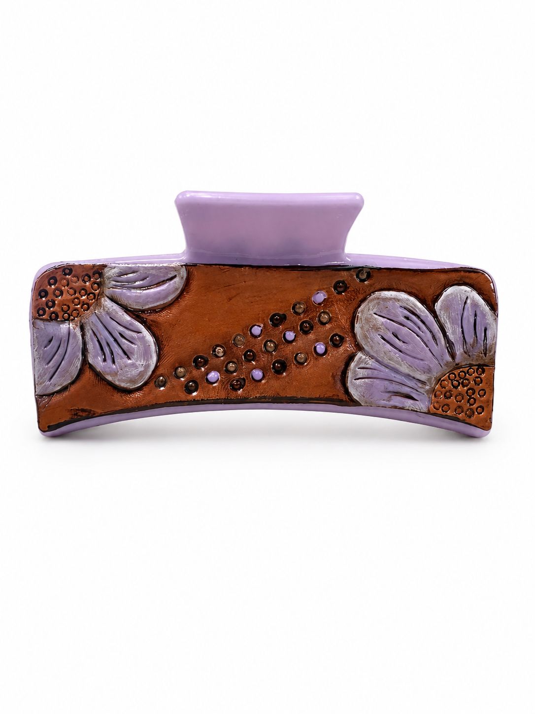 Wyoming Saddle Company Painted Flower Hair Claw
