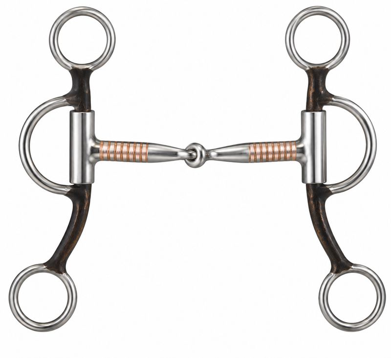 Tough1 Antique Brown Training Snaffle 25932-0-0