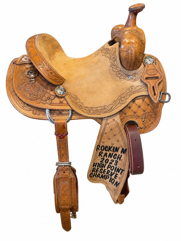 Used Wyoming Saddle Company Custom Barrel Trophy Saddle Consignment