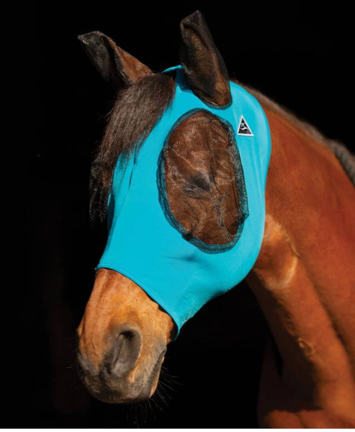 Professional Choice Comfort Fit Fly Mask Pacific Blue CFM, Fly Mask: mini
