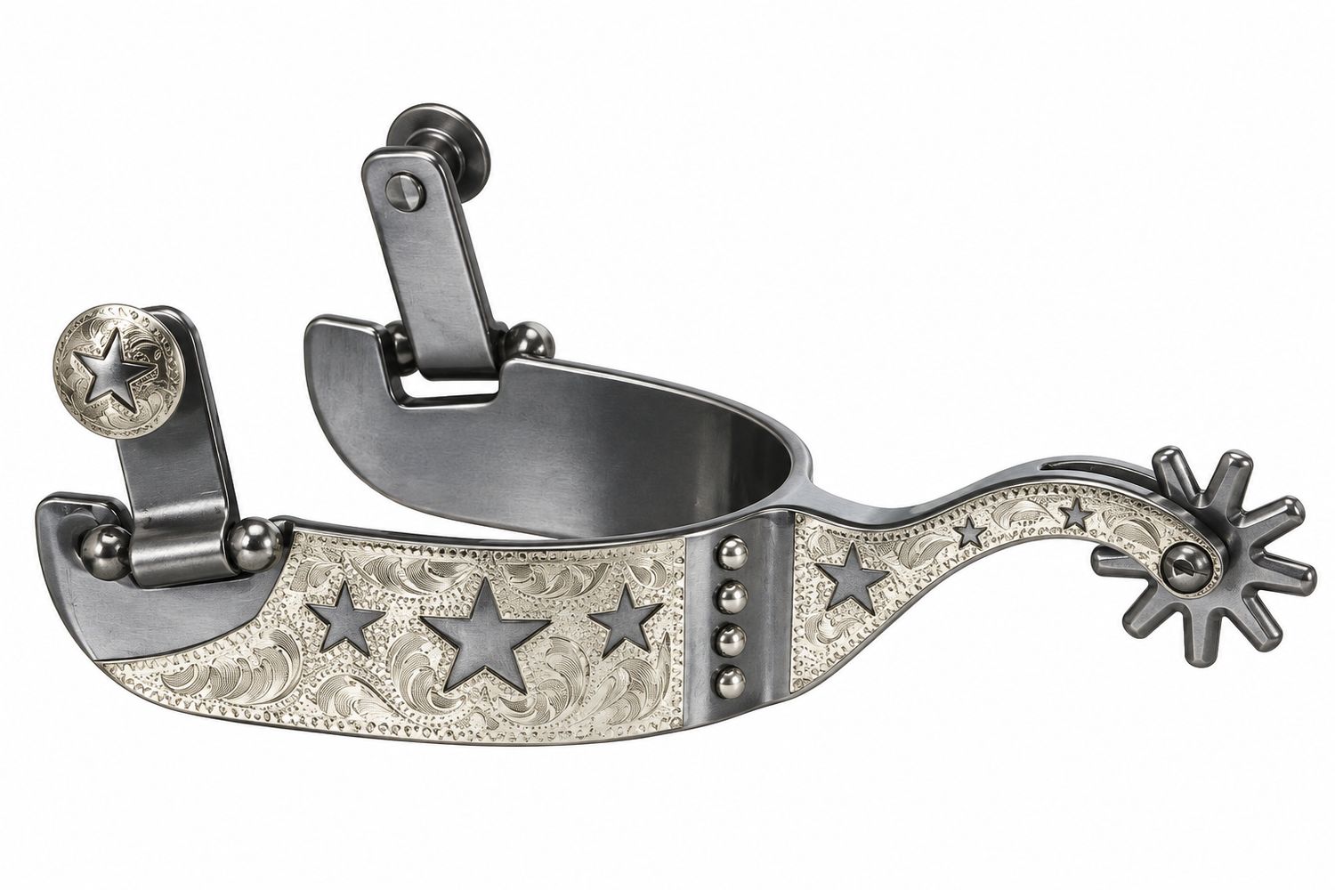 Tough1 Sweet Iron Star Spurs 78-9658-0-0 Tough1 Sweet Iron Star Spurs 78-9658-0-0