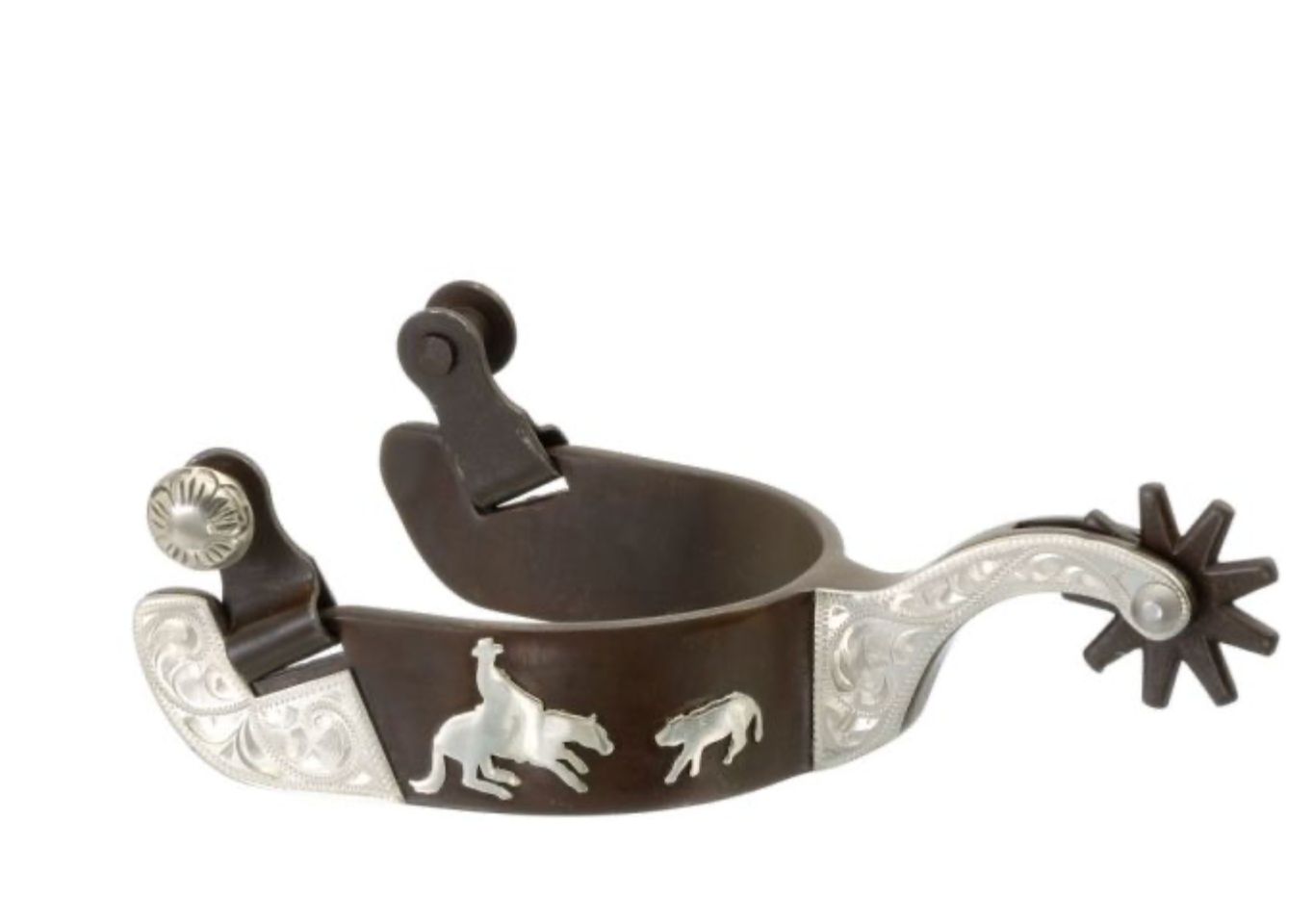 Tough1 Cutting Horse Overlay Spurs 78-1901-0-0 Tough1 Cutting Horse Overlay Spurs 78-1901-0-0