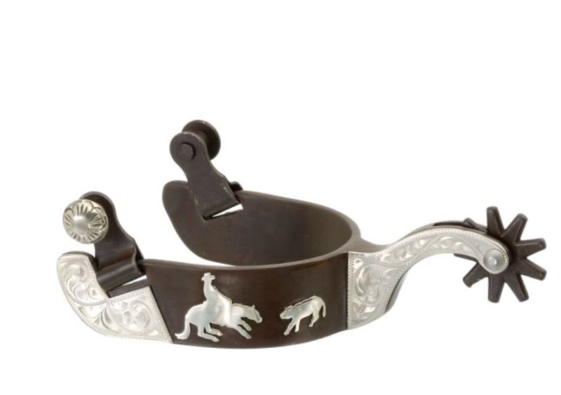 Tough1 Cutting Horse Overlay Spurs 78-1901-0-0
