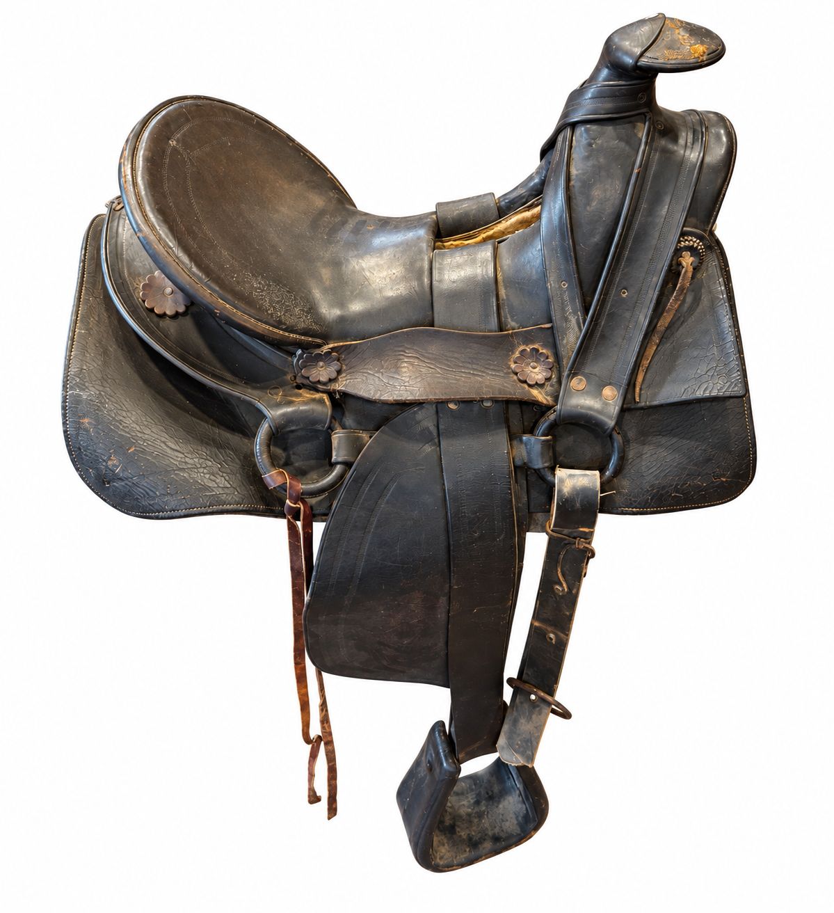 Used Consignment Black Western Saddle
