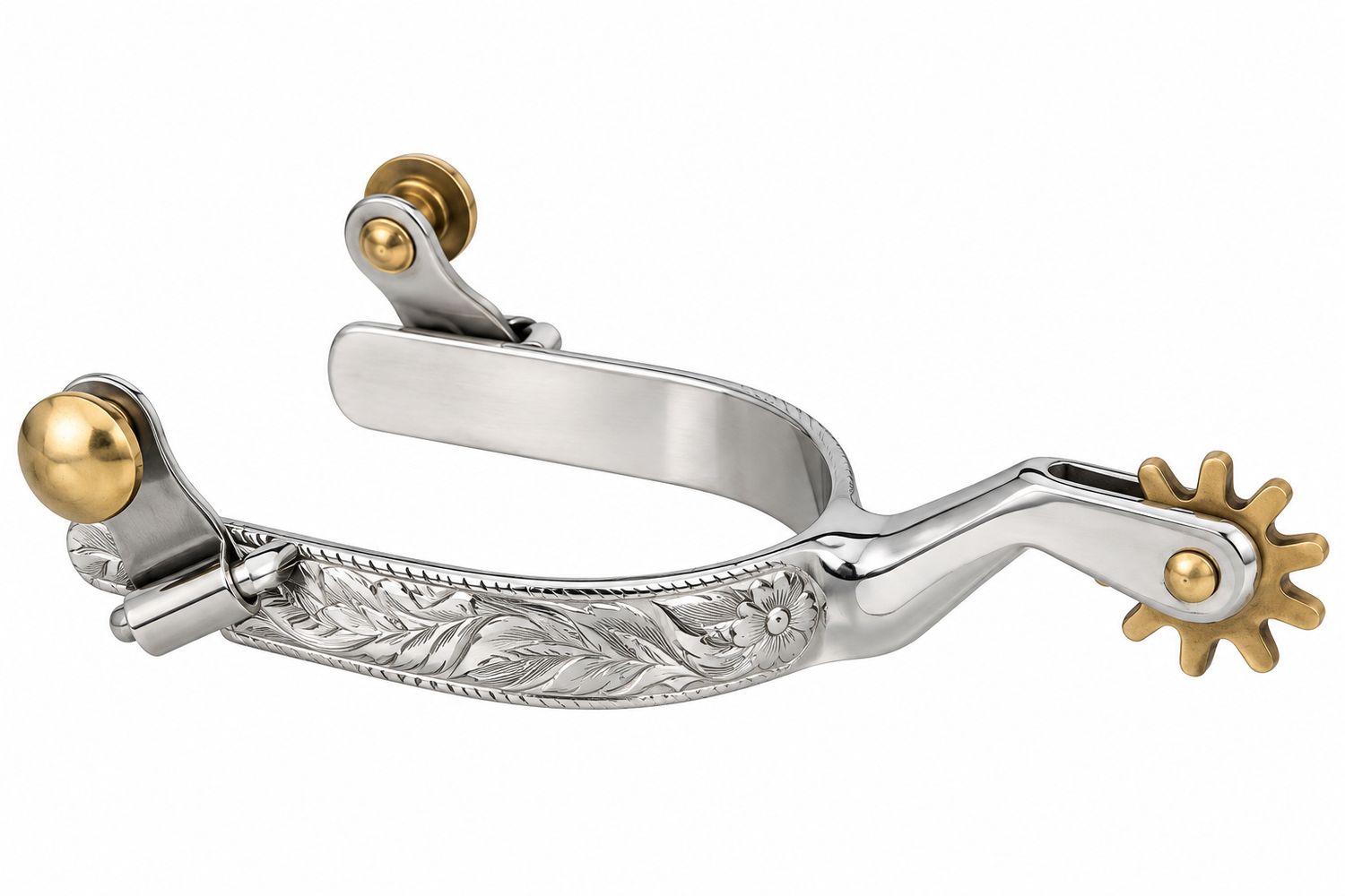 Tough1 Floral Embossed Roper Spur 78-5835 Tough1 Floral Embossed Roper Spur 78-5835