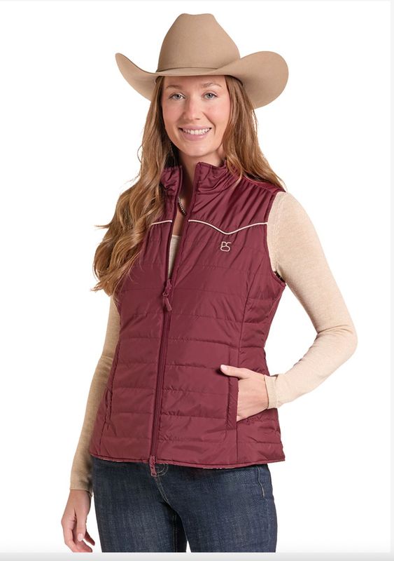 Panhandle Women's Two Tone Reversible Vest DW98C09311