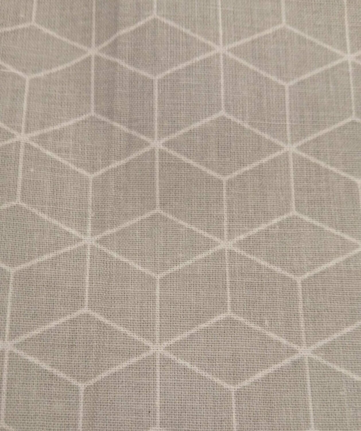Tela geometrico gris