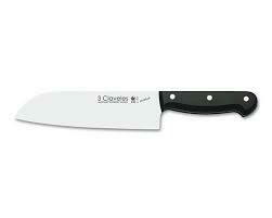 CUCHILLO SANTOKU UNIBLOCK 18cm 01123   3 CLAVELES