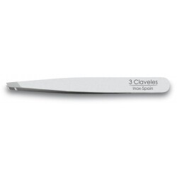 PINZA DEPILAR SESGADA 10CM   12261   3 CLAVELES