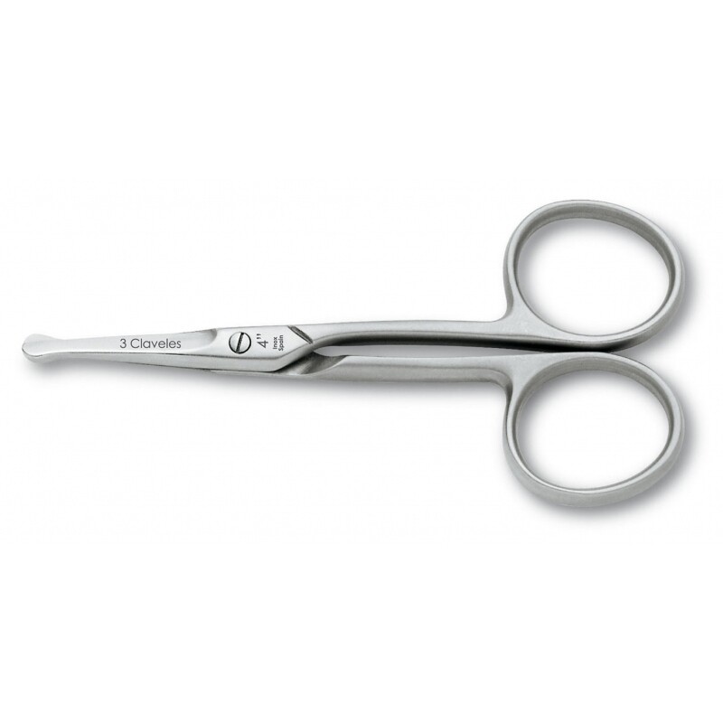 TIJERA NARIZ RECTA 4" 10CM  12043   3 CLAVELES