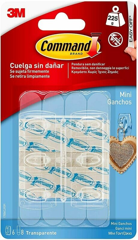 MNI GANCHOS TRANSPARENTES COMMAND