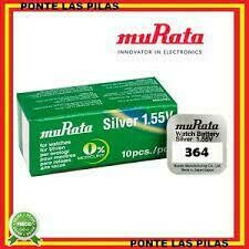 PILA BOTÓN 364 / SR621SW  SONY / MURATA (Descuentos según cantidad)