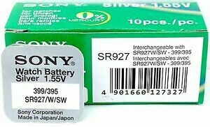 PILA BOTÓN 395 -SR927SW- SONY/MURATA (descuento según cantidad)