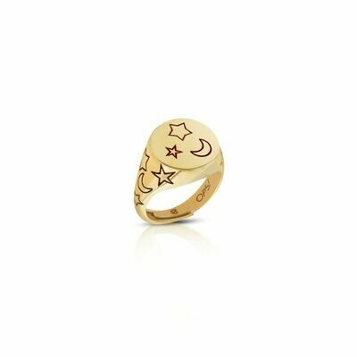 Anello Ops Icon Sky Gold