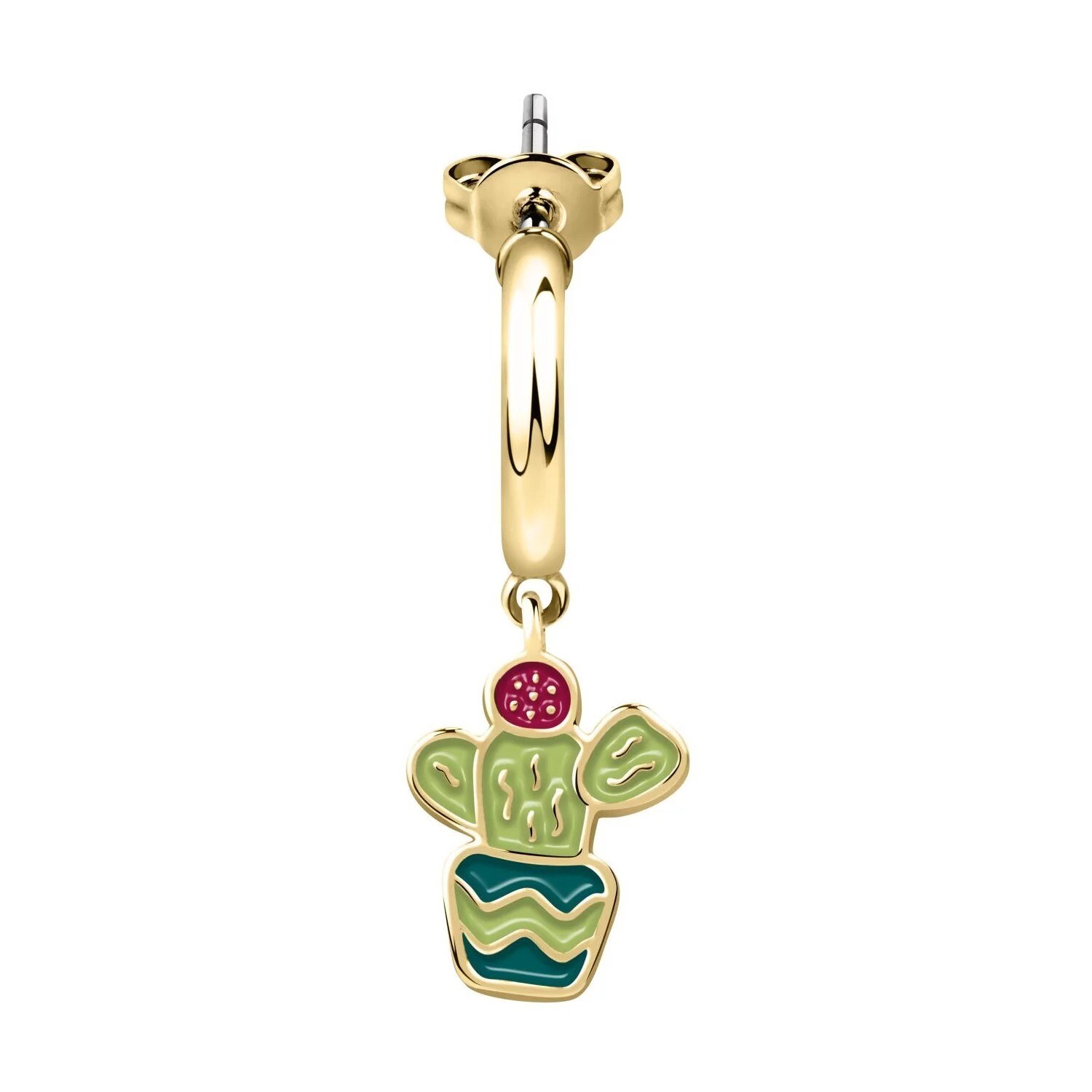 Monorecchino La Petite Story Cactus Gold