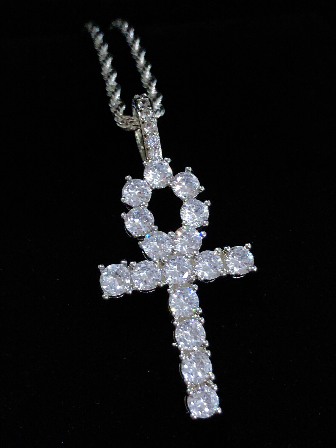 Krzyż Ankh ICED OUT
