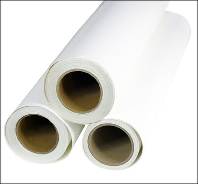 Vinilo textil de impresión y corte. Blanco satinado Vinilo textil de impresión y corte. Blanco satinado