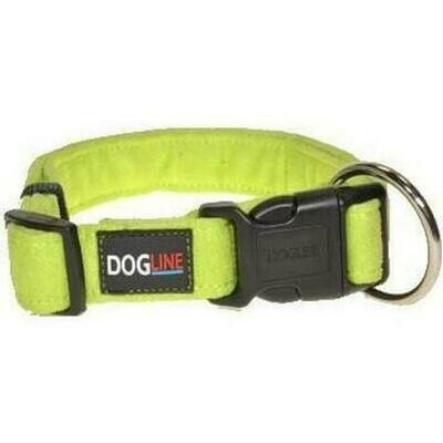 Dogline Comfort Microfiber Collar - Green