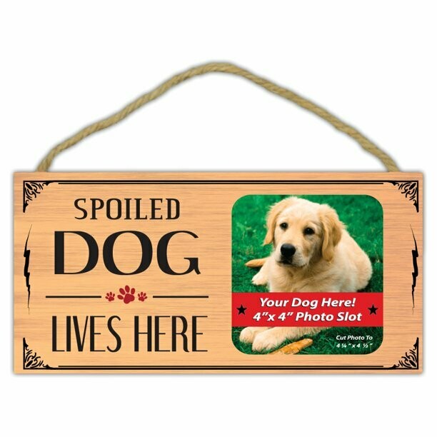 Picture Frame - Spoiled Dog Lives Here