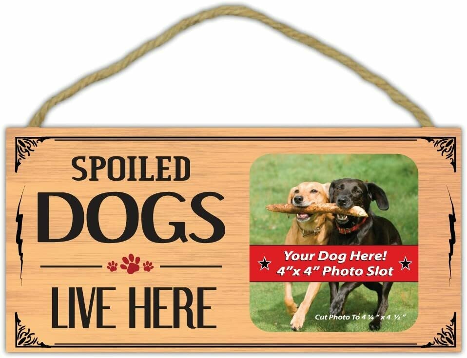 Picture Frame - Spoiled Dogs Live Here