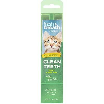 TropiClean Fresh Breath Cat Oral Care Gel, 2oz