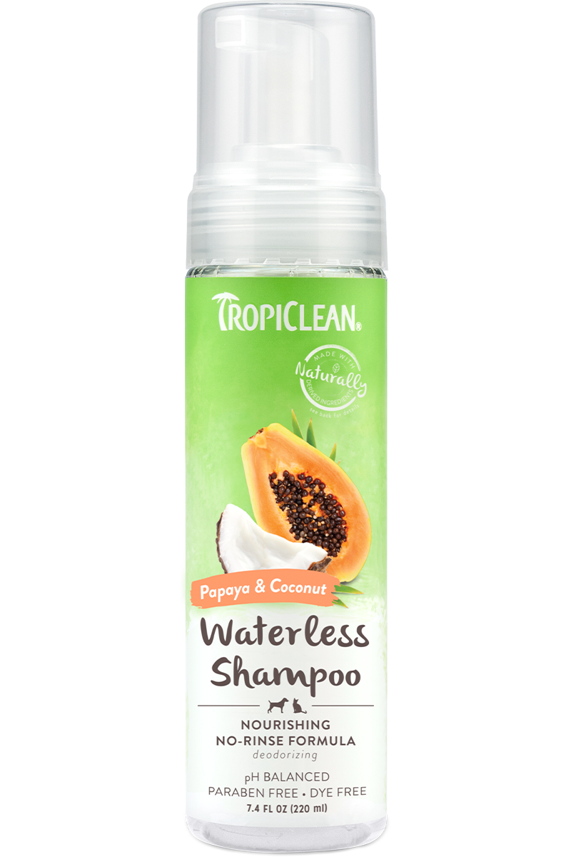 TropiClean Waterless Shampoo - Papaya And Coconut