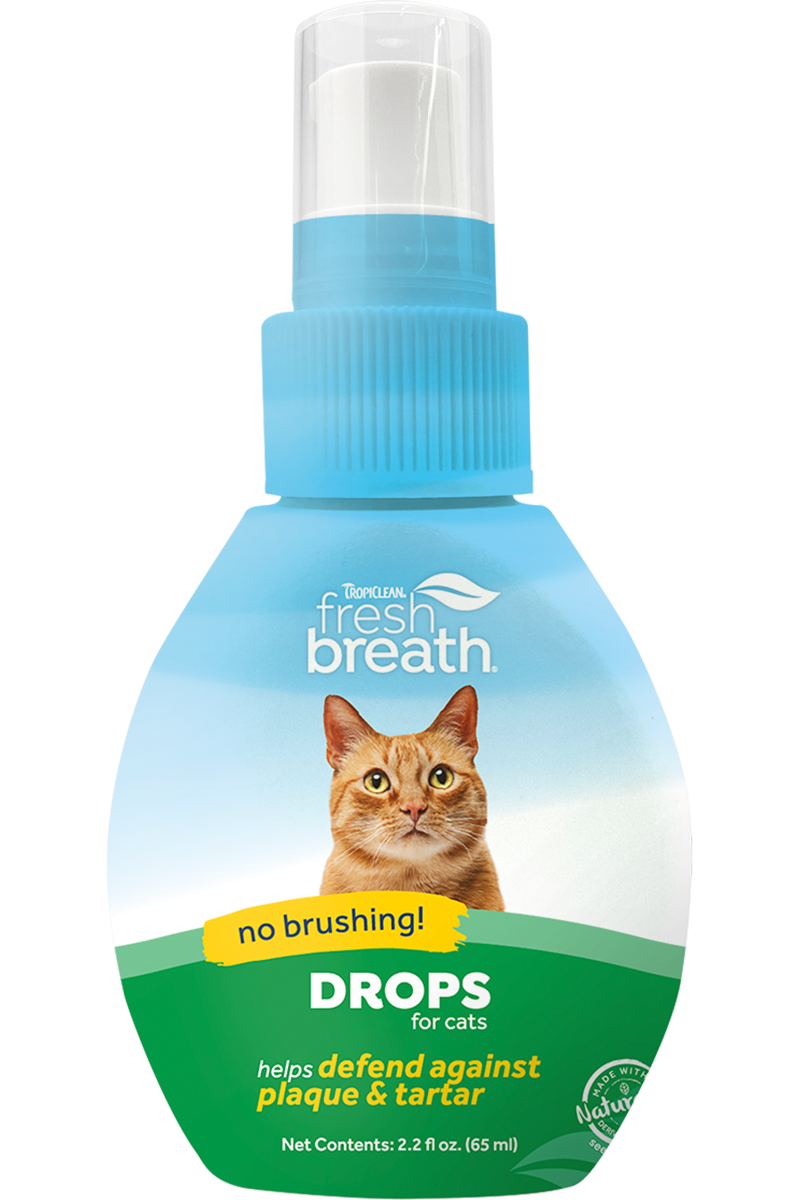 TropiClean Fresh Breath Drops For Cats