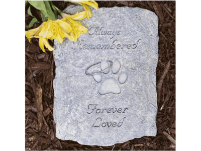 Pet Memorial Stone - Always Remembered, Forever Loved