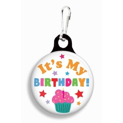 It's My Birthday Cupcake Collar Charm