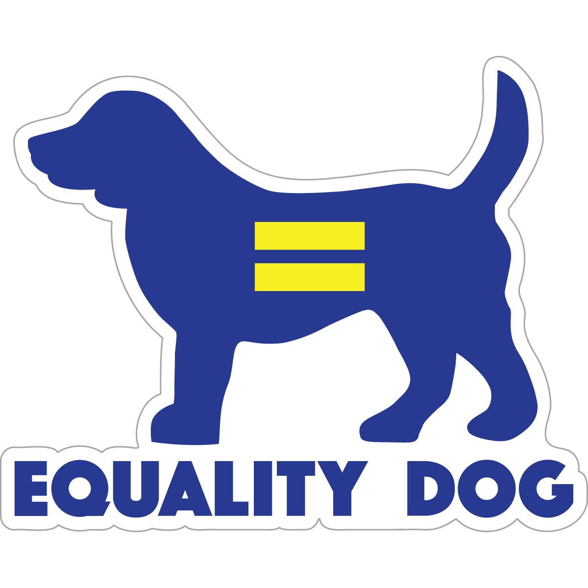 Equality Dog Decal