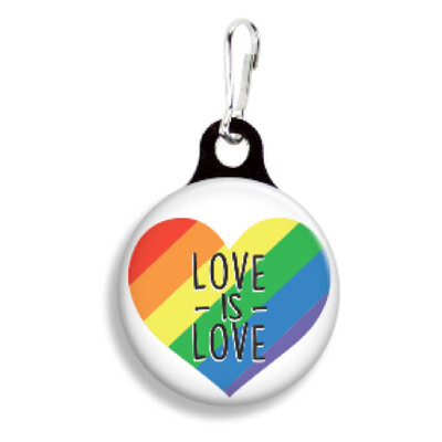 Love Is Love Pride Collar Charm