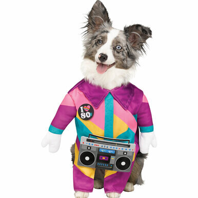 Paw Prints 80s Dog Pet Walking Costume