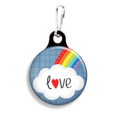 Love Rainbow Pet Collar Charm