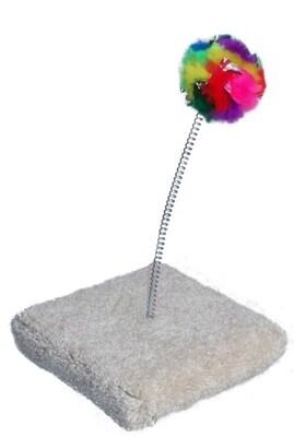 Crinkle Ball Spring Cat Toy