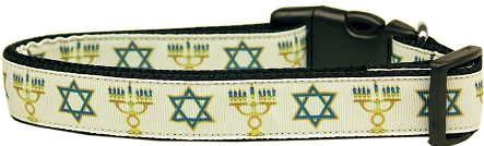 Jewish Traditions Nylon Cat Collar