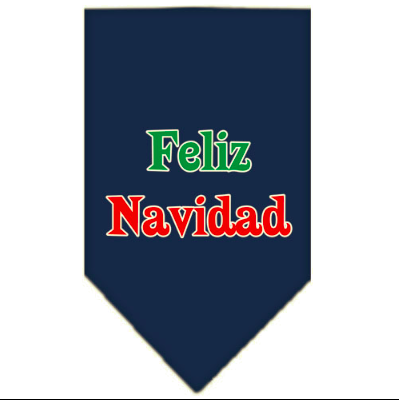 Feliz Navidad Screen Print Bandana