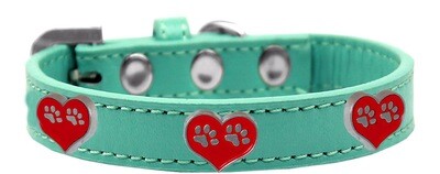 Paw Heart Widget Dog Collar