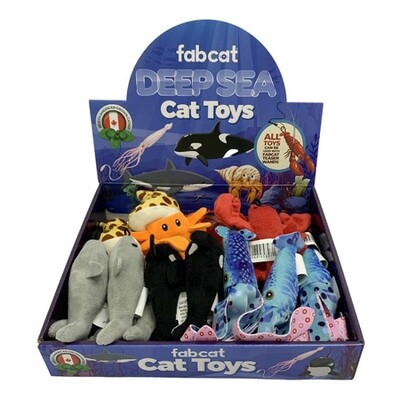 FabCat Deep Sea Cat Toy Assorted Styles