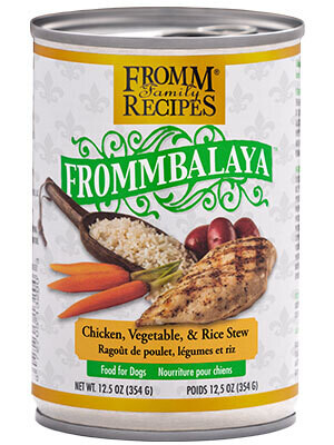 Fromm Frommbalaya Canned Dog Food Chicken, Vegetable & Rice Stew 12oz