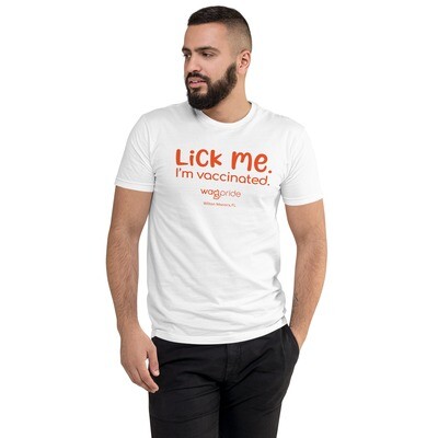 Wagpride Lick Me I'm Vaccinated Short Sleeve T-shirt
