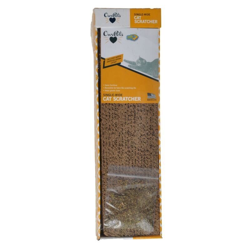 OurPets Cosmic Cat Cardboard Straight and Narrow Scratcher - The Ultimate Cat-Approved Solution