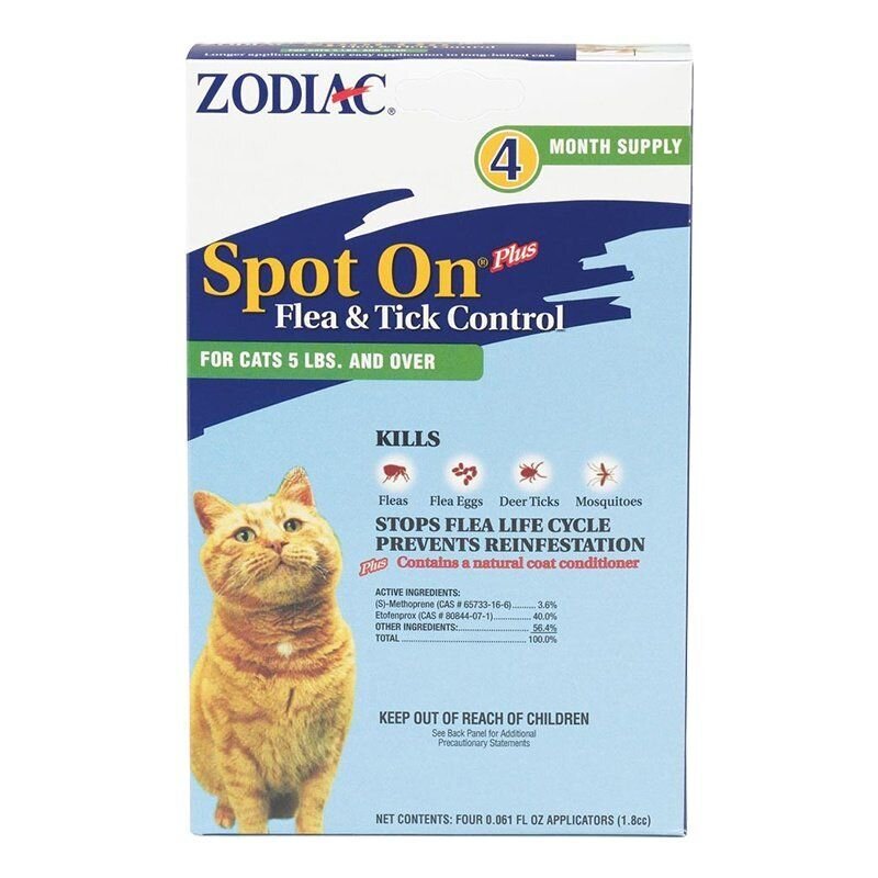 Zodiac Spot on Plus Flea & Tick Control for Cats & Kittens