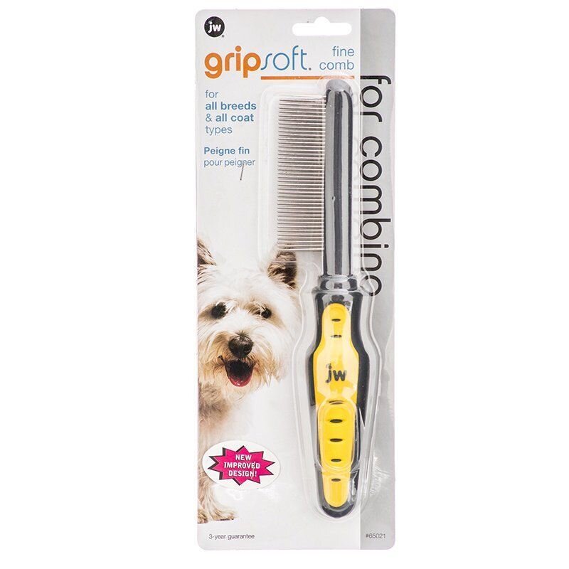 JW Gripsoft Fine Dog Comb