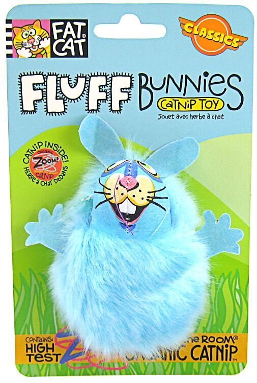 Fat Cat Fluff Bunnies Cat Toy - Assorted