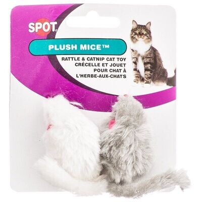 Spot Smooth Fur Mice Catnip Cat Toy