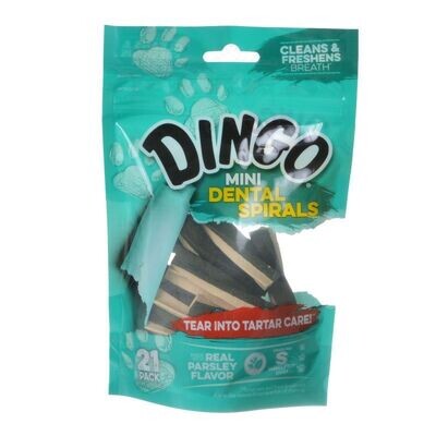 Dingo Dental Spirals Fresh Breath Dog Treats
